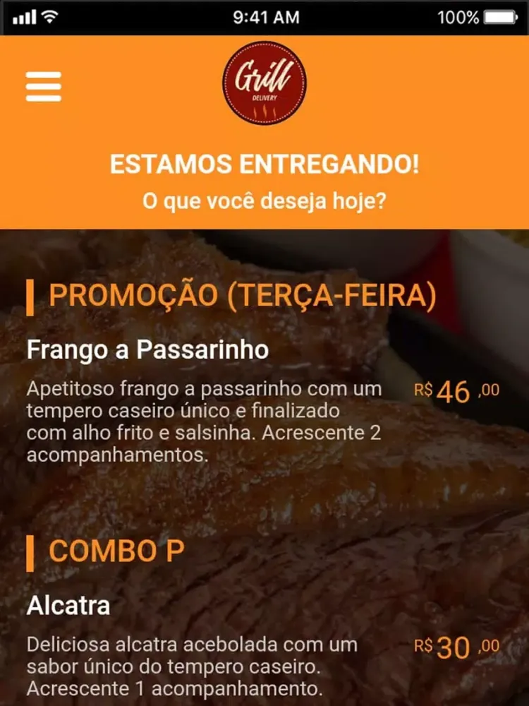 Скриншоты Grill Delivery iPad 