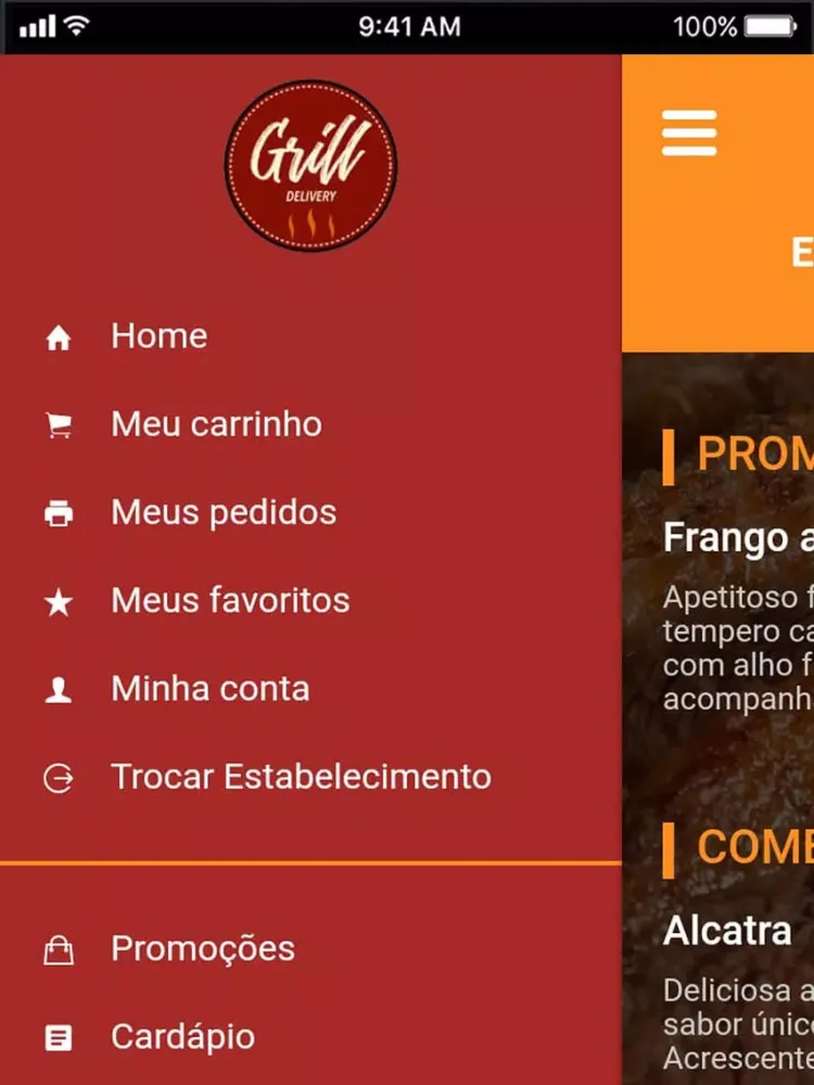 Скриншоты Grill Delivery iPad 