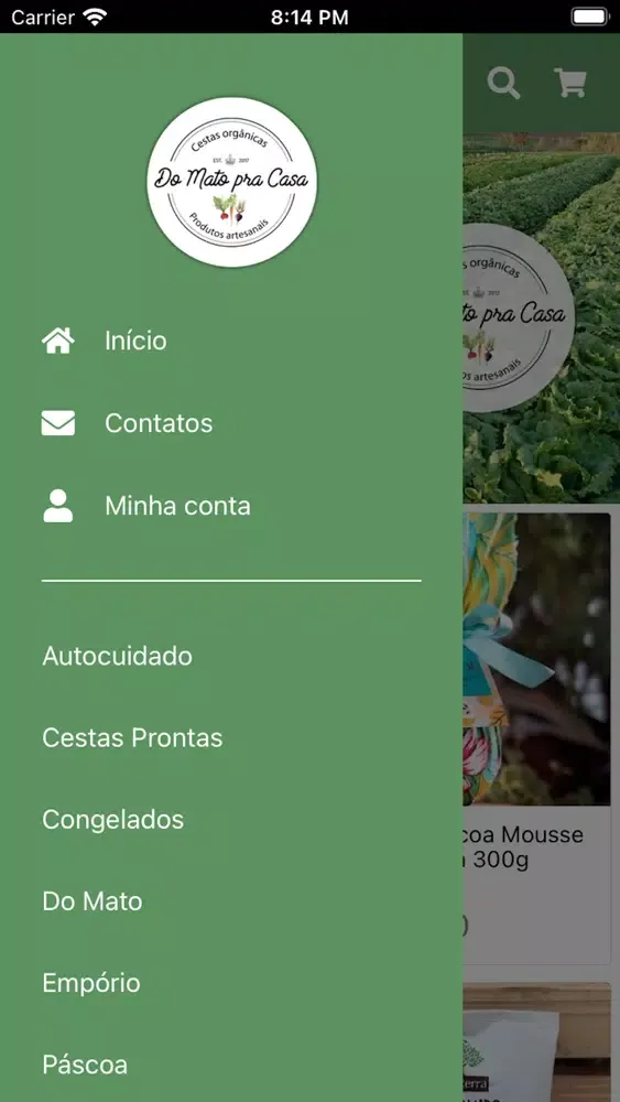 Tangkapan skrin Do Mato pra Casa