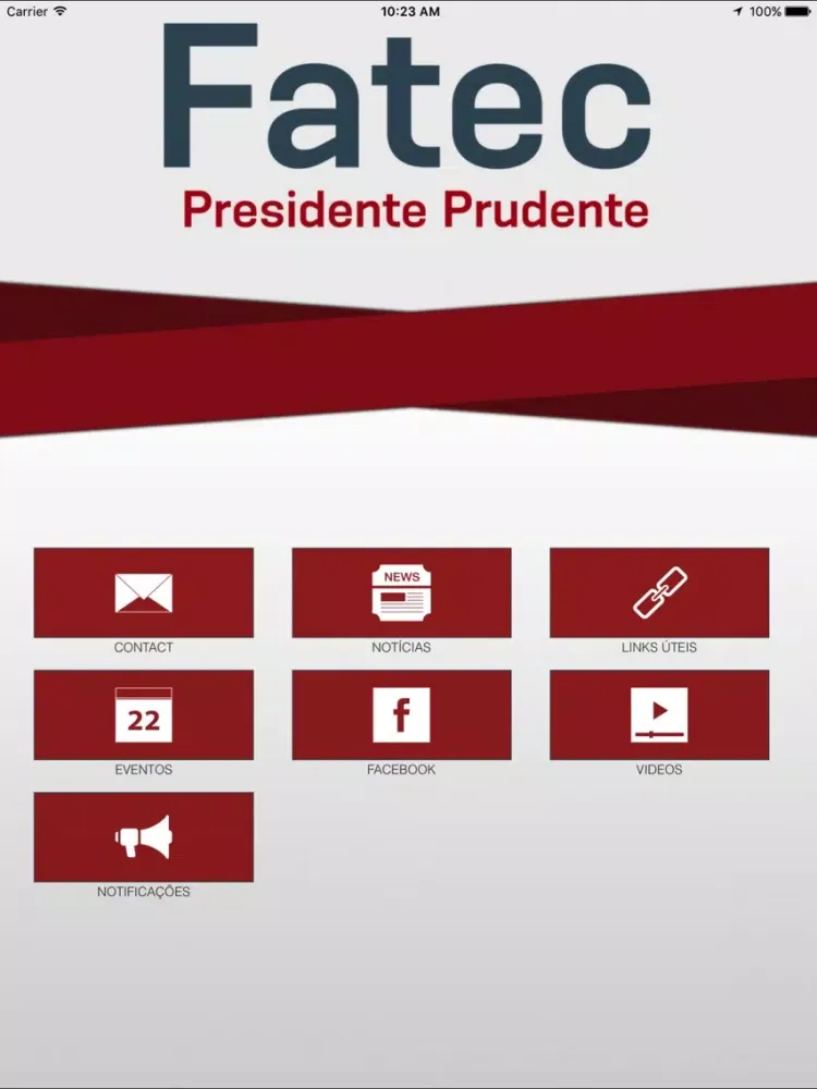 Скриншоты Fatec Prudente iPad 