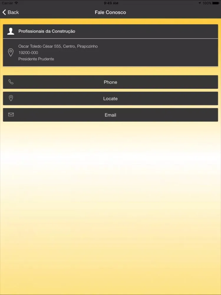 Zrzuty ekranu Profissionais da Construcao iPad 