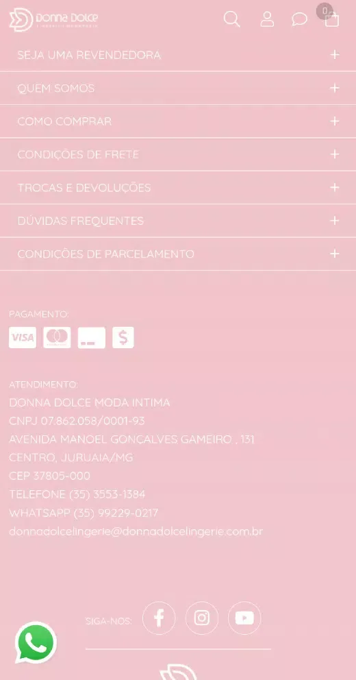 Donna Dolce Lingerie Screenshots