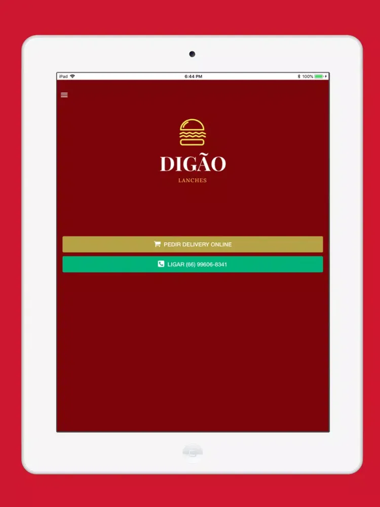 Screenshot di Digão Lanches - Rondonópolis iPad 