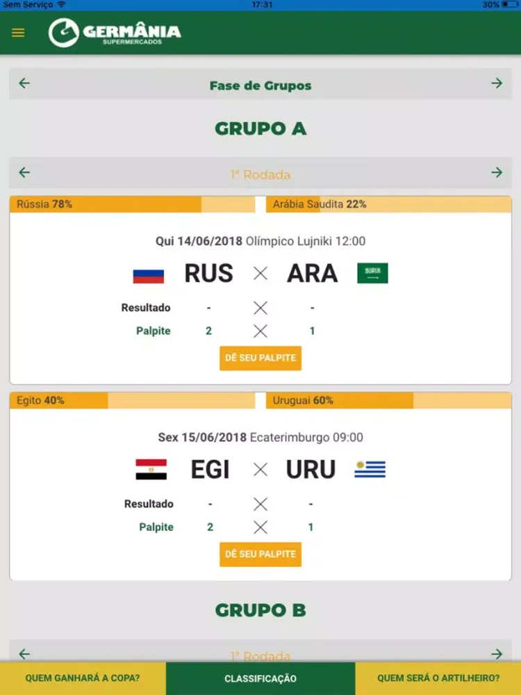Copa Germânia iPad  Screenshots