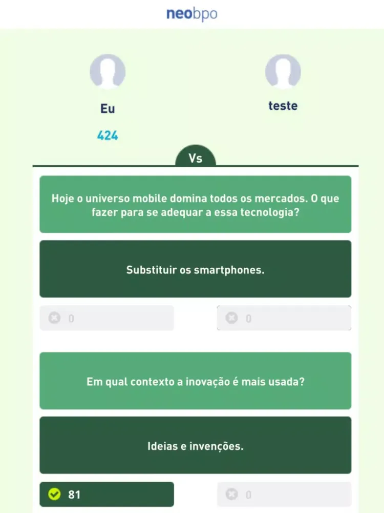 NeoBPO Quiz iPad  স্ক্রিনশট
