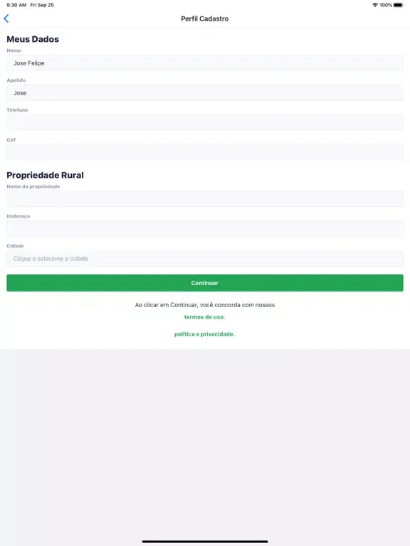 Minha Safra Agro iPad  स्क्रीनशॉट