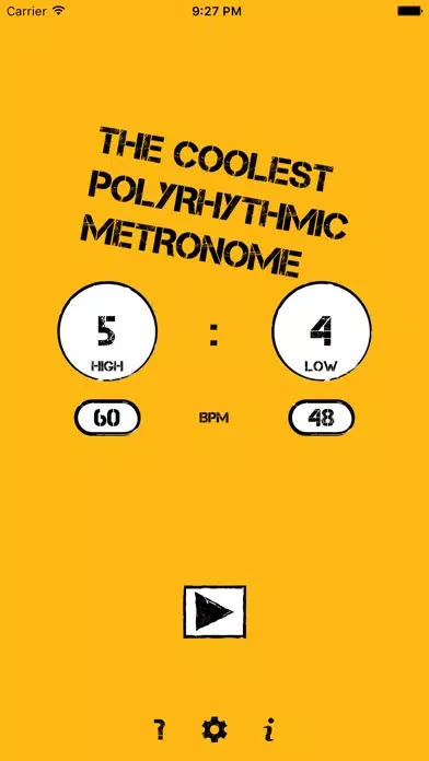 The Coolest Polyrhythmic Metronome 스크린샷