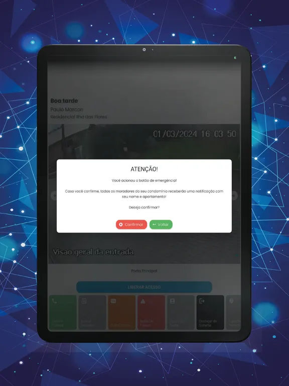 Porteiro Master iPad  স্ক্রিনশট