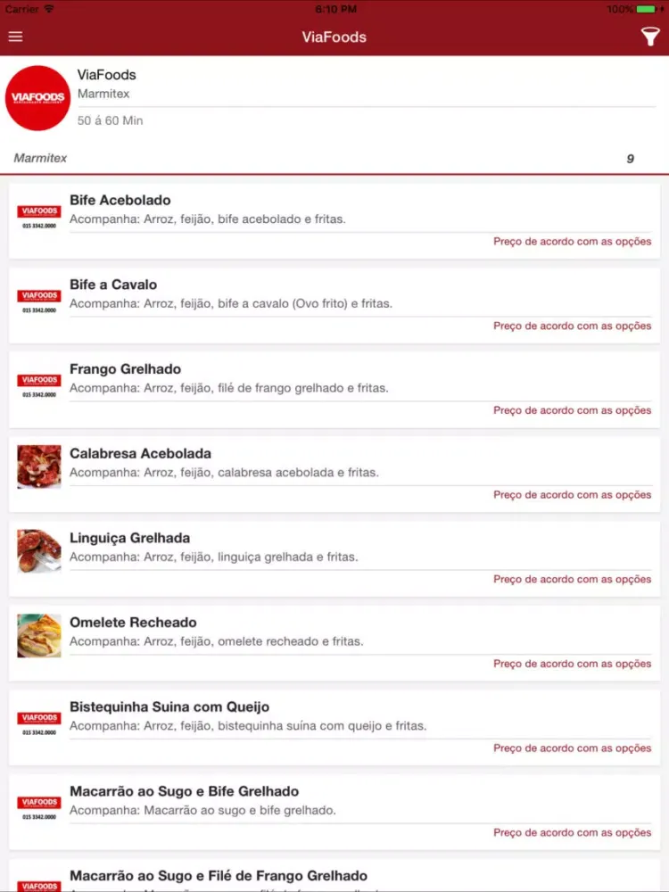 ViaFoods - Sorocaba iPad  Screenshots
