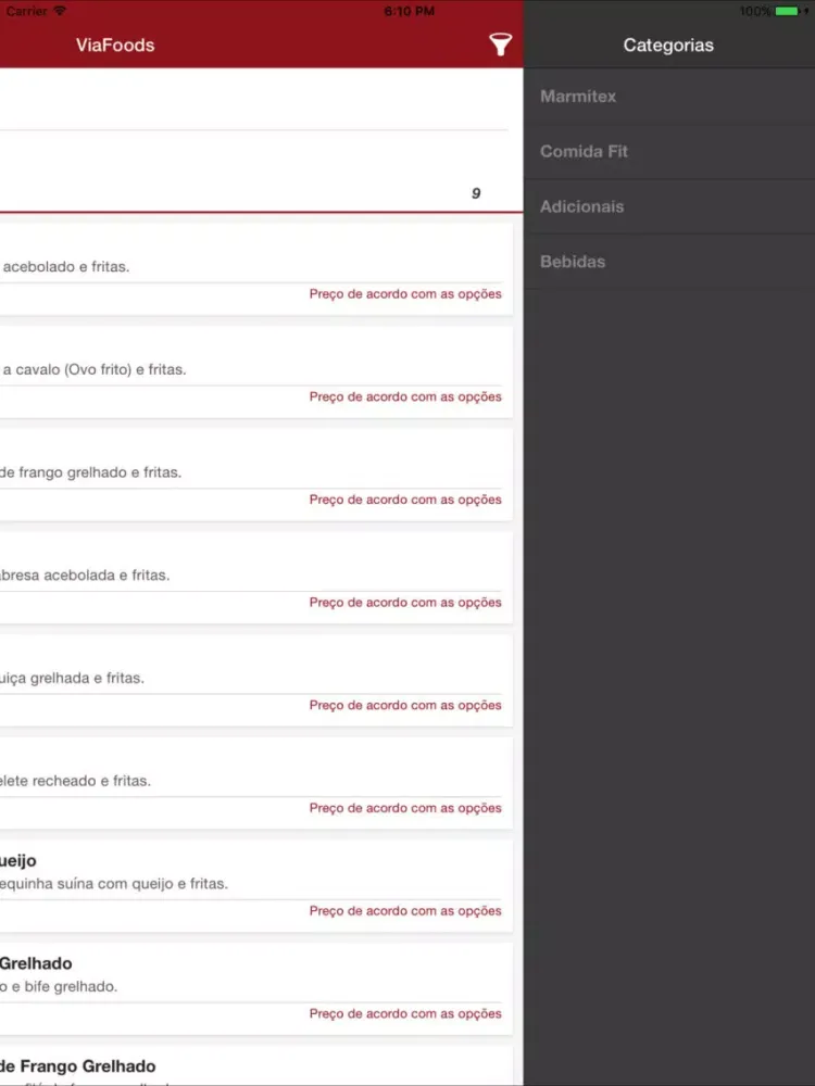 ViaFoods - Sorocaba iPad  Screenshots