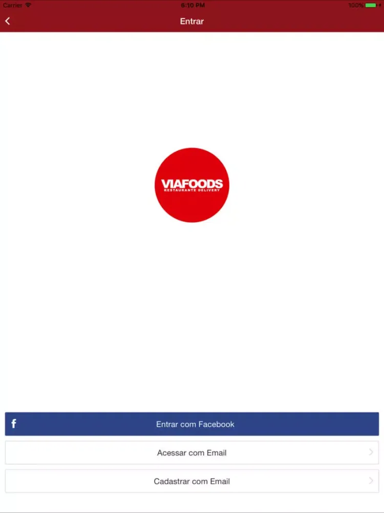 ViaFoods - Sorocaba iPad  Screenshots
