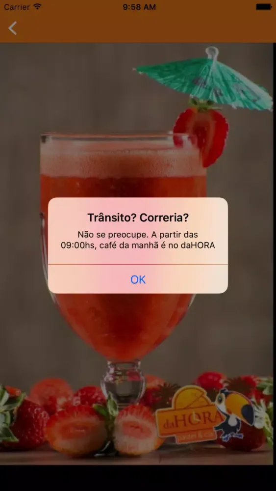 Zrzuty ekranu daHORA Brasil