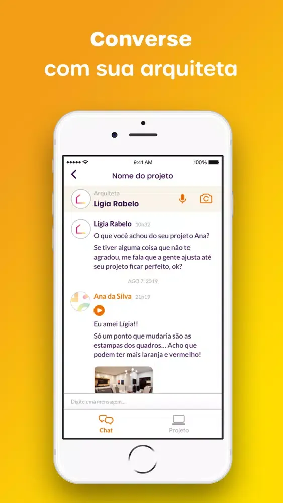 Tangkapan skrin EasyDeco Projeto de Decoração