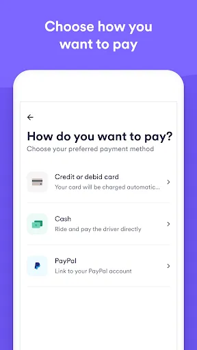 Ảnh chụp màn hình của Easy Taxi, a Cabify app