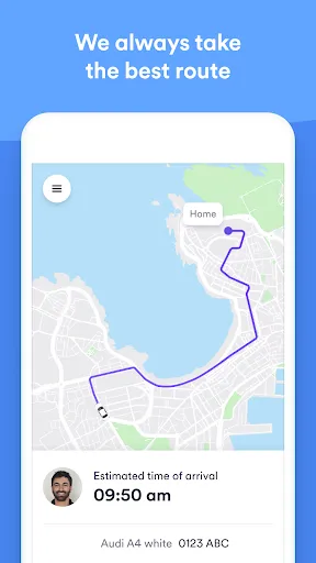 Ảnh chụp màn hình của Easy Taxi, a Cabify app