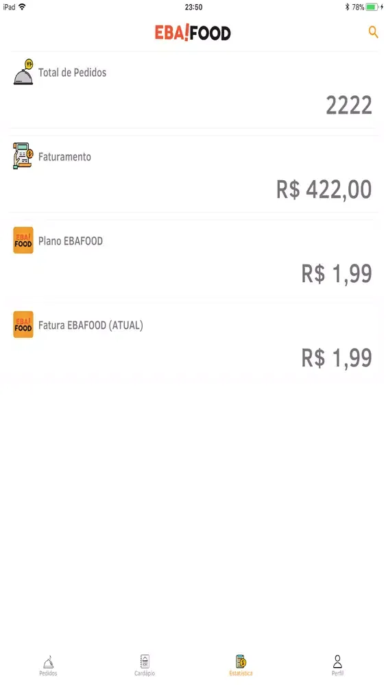 EbaFood - Restaurante应用截图