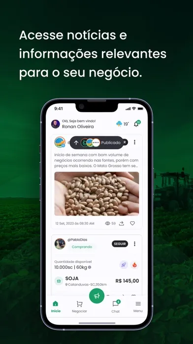 Скриншоты eBarn - O App do Agronegócio