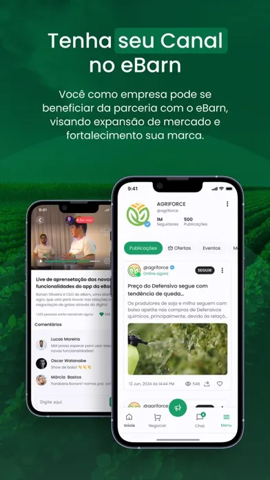 Скриншоты eBarn - O App do Agronegócio