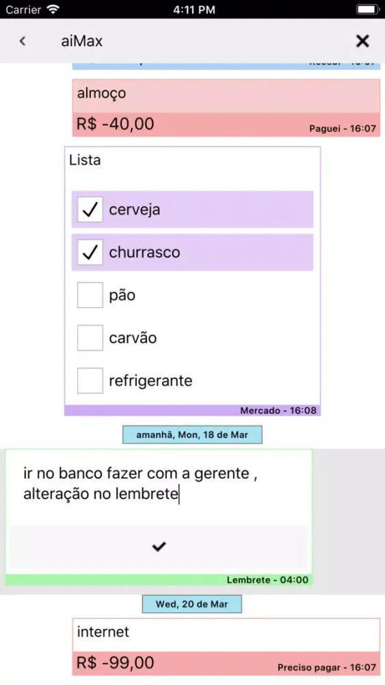 Screenshot di aiMax