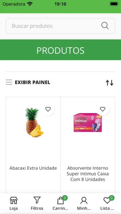 Zrzuty ekranu Central Supermercados APP