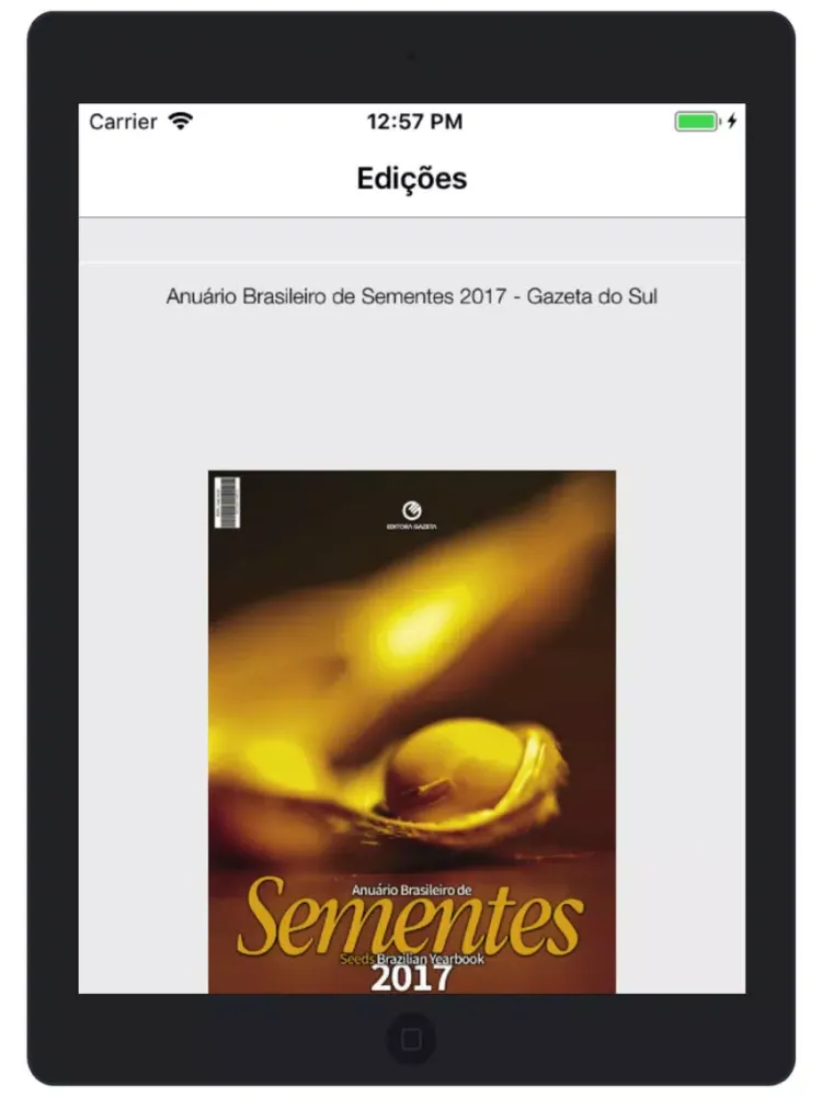 Editora Gazeta Santa Cruz iPad  スクリーンショット