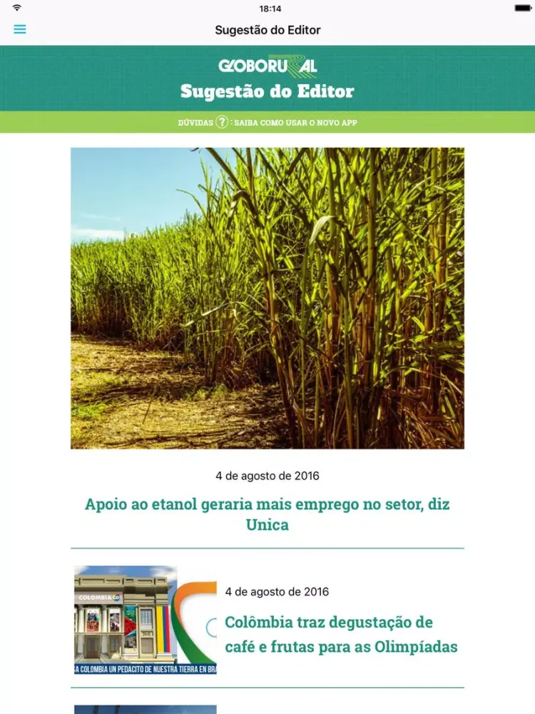 Capturas de pantalla de Revista Globo Rural iPad 