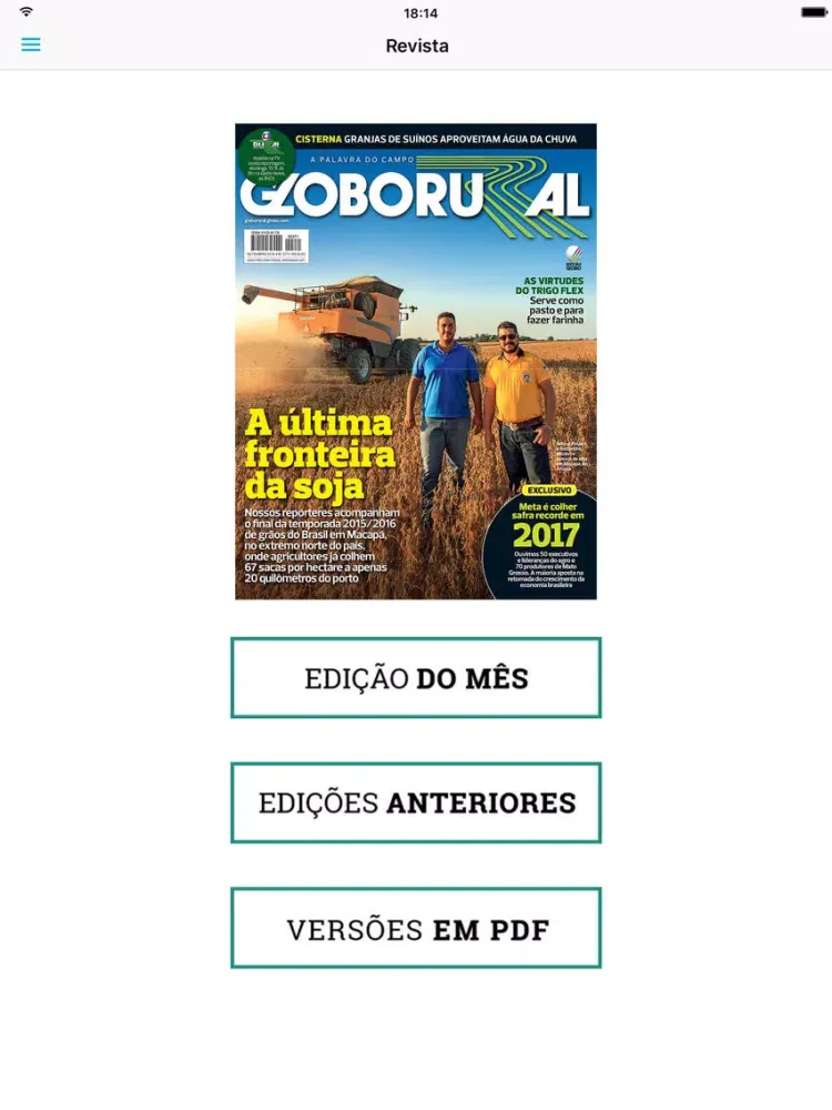 Capturas de pantalla de Revista Globo Rural iPad 