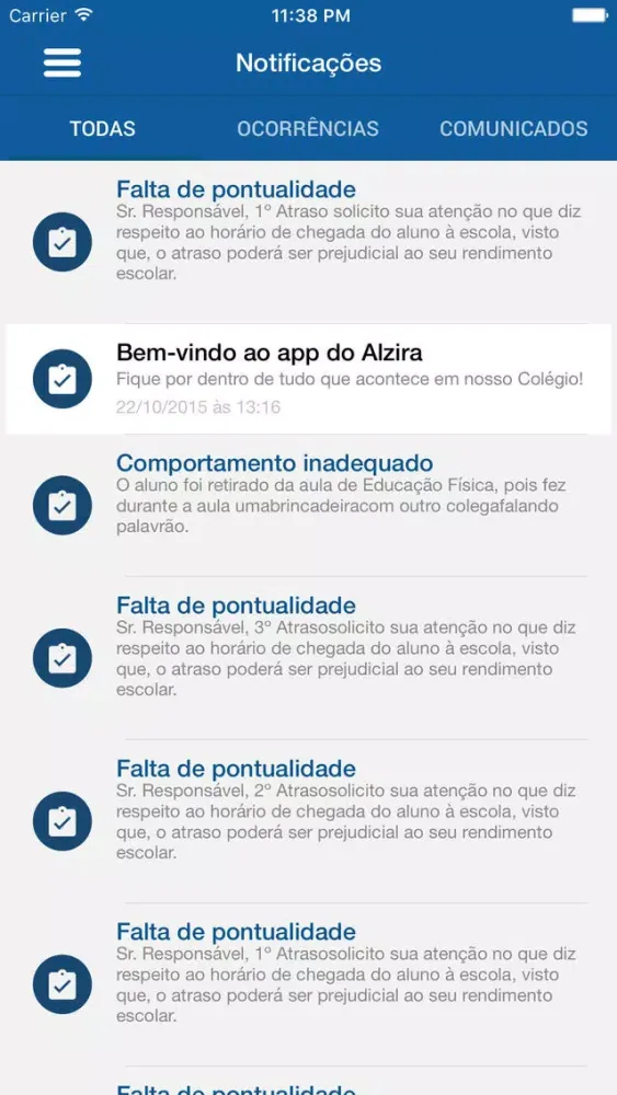 Ảnh chụp màn hình của Col Paulo Freire 6º ao 9º ano