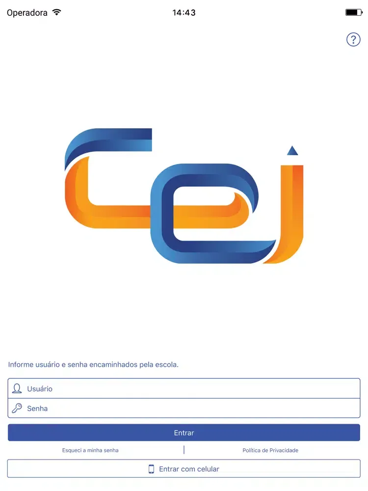 Zrzuty ekranu Agenda CEI. iPad 