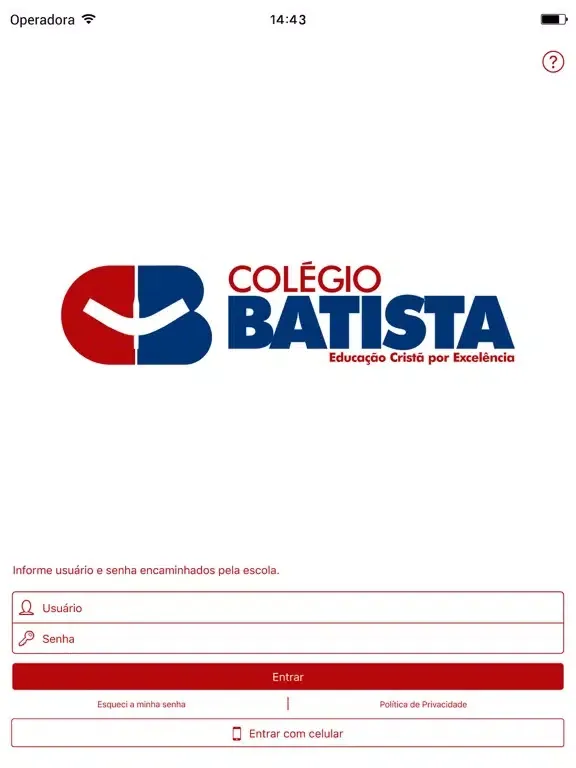 Colégio Batista de Brasília. iPad  Ekran Görüntüleri