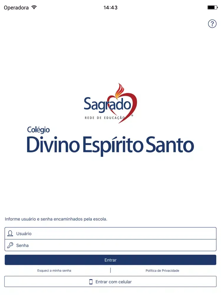 Colégio Divino Espírito Santo iPad 应用截图