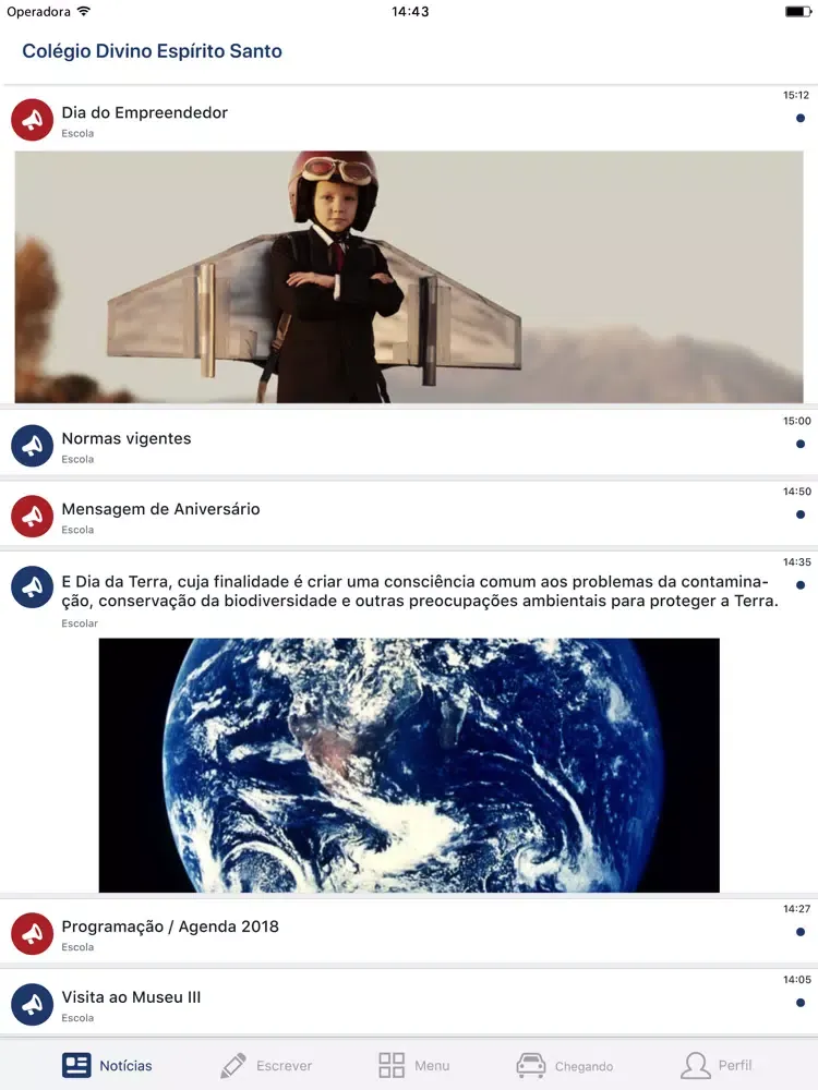 Colégio Divino Espírito Santo iPad 应用截图