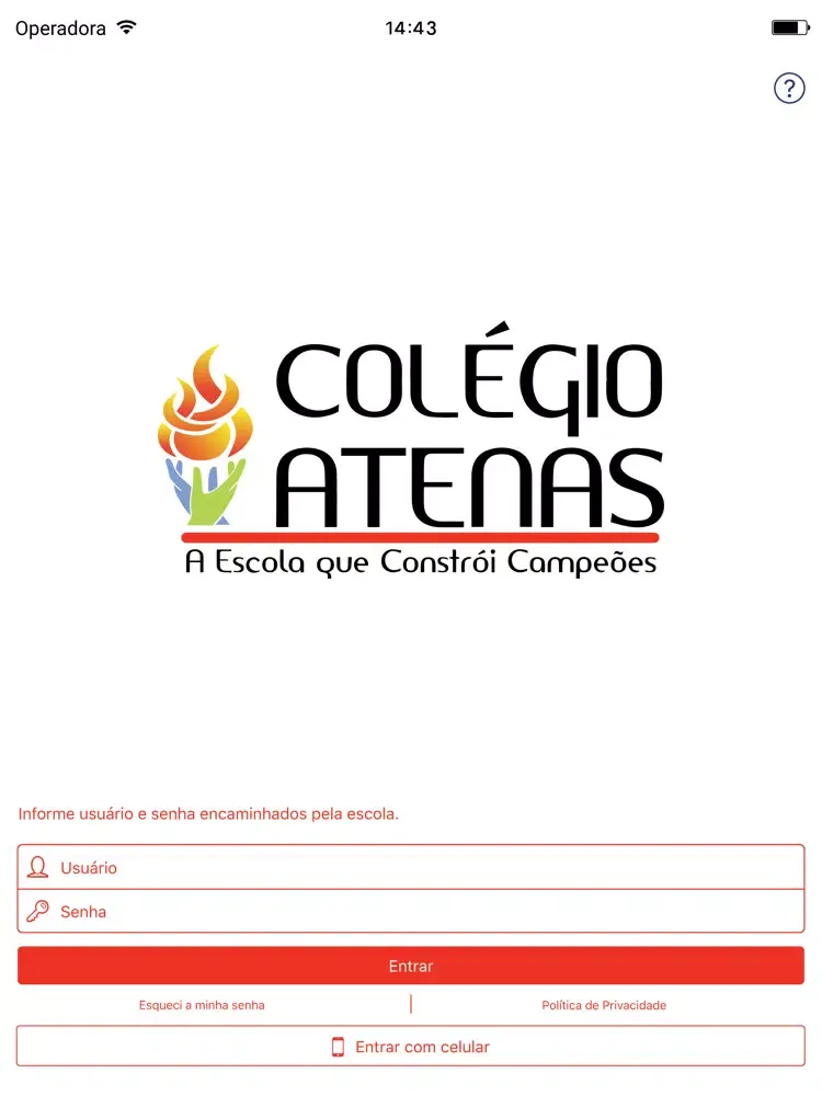 Colégio Atenas. iPad 应用截图