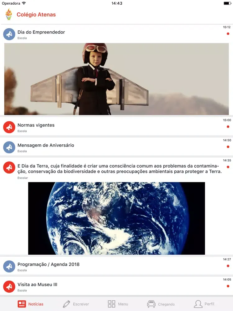 Colégio Atenas. iPad 应用截图