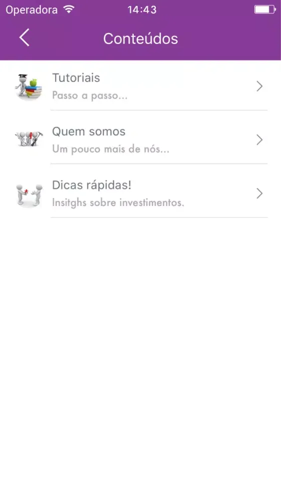 Ảnh chụp màn hình của Posso Investir