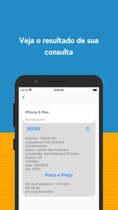 صور Valor de Entrega Correios