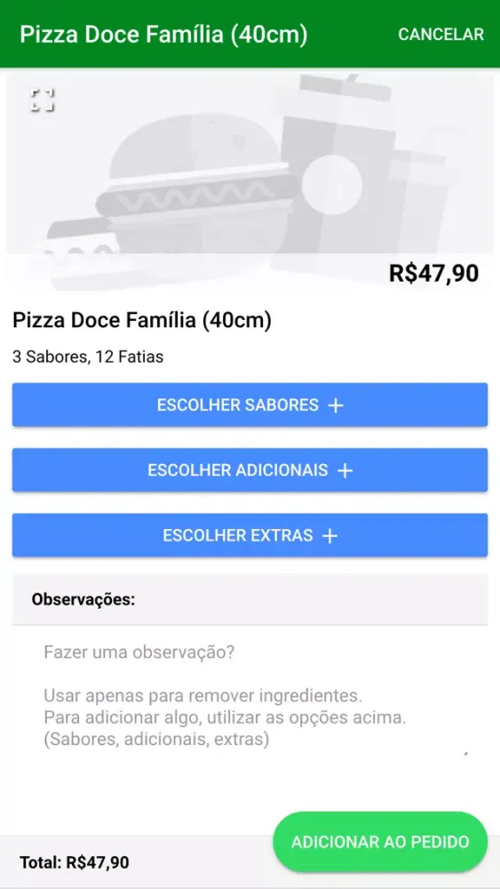 Capturas de tela do Napoli Pizzaria Floripa