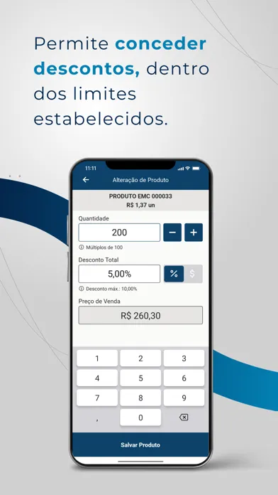 Capturas de tela do EMC PDV