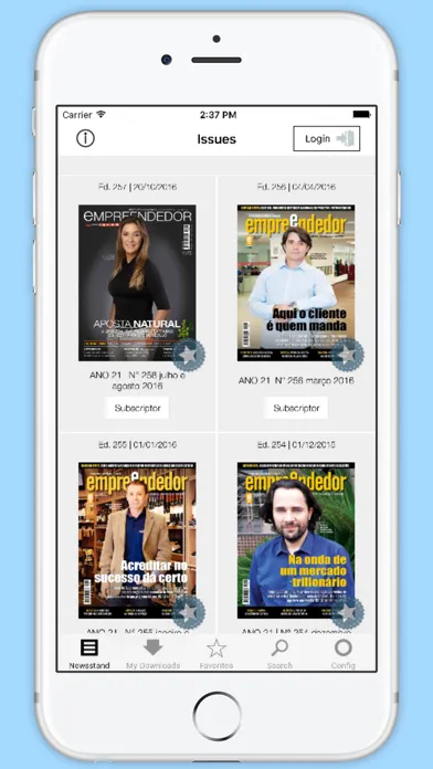 Capturas de pantalla de Revista Empreendedor