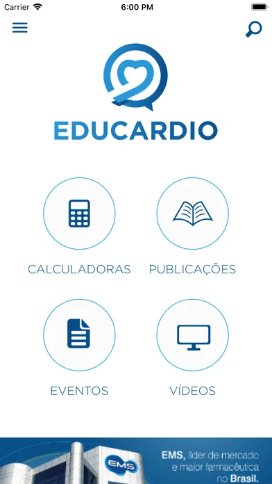 Capturas de tela do Educardio - Prescrição Médica