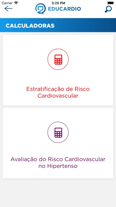 Capturas de tela do Educardio - Prescrição Médica