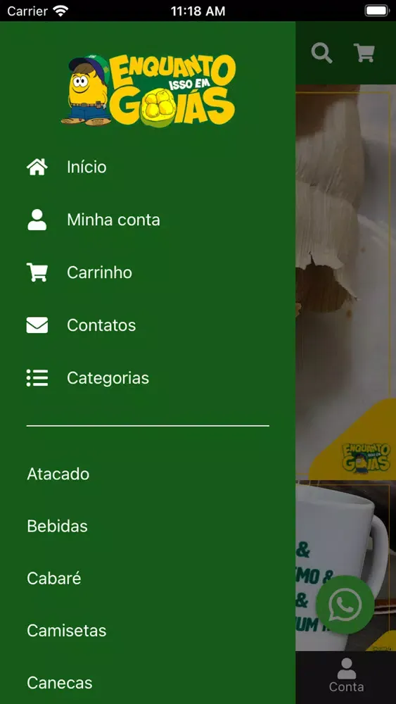 Captures d'écran de Loja Enquanto isso em Goiás