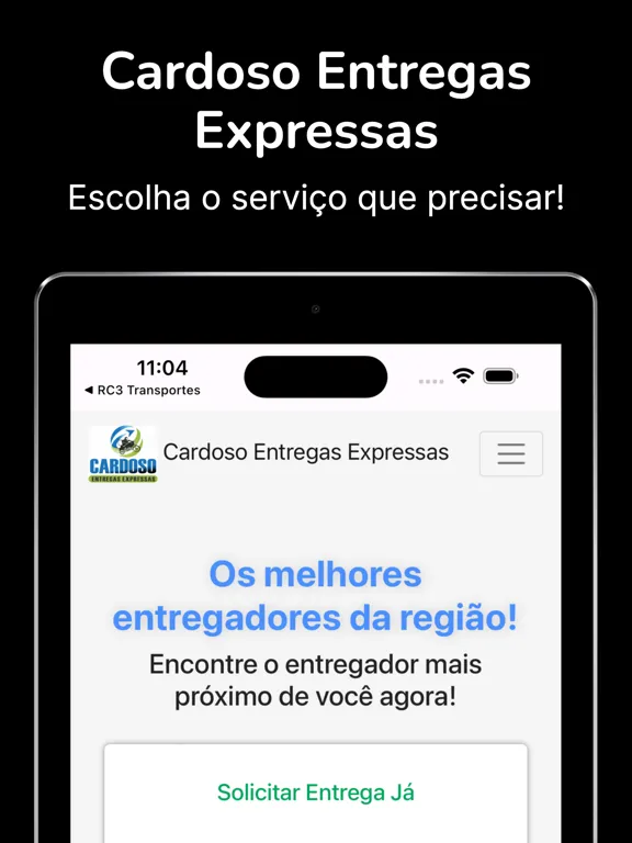 Cardoso Entregas Expressas iPad 应用截图