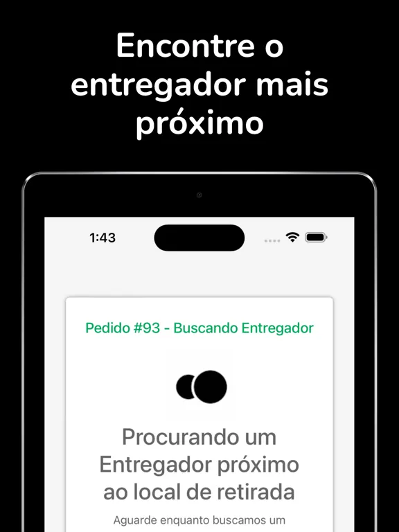 Rush Entregas iPad  Screenshots
