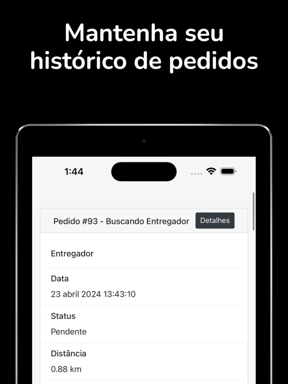 Rush Entregas iPad  Screenshots