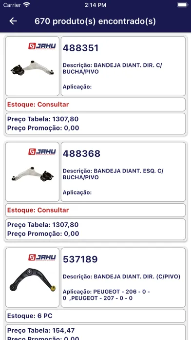 Jahu Borrachas Representantes Screenshots