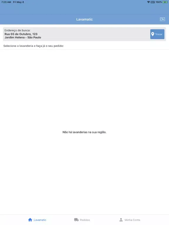 Tangkapan layar Lavamais iPad 