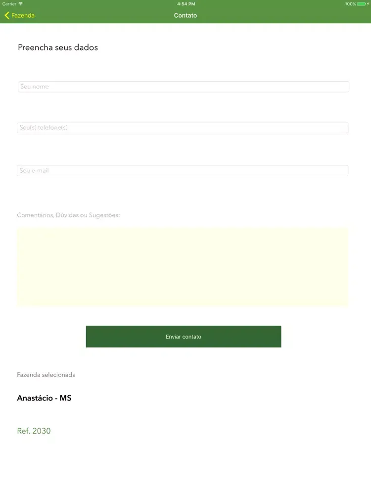 Peron Farms iPad 应用截图