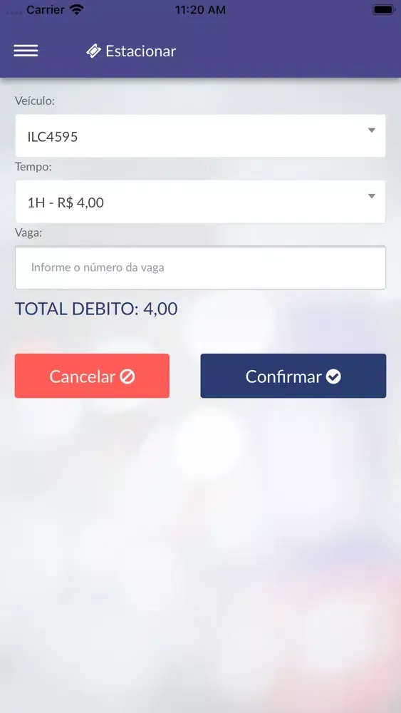 Captures d'écran de App Parking Porto Seguro