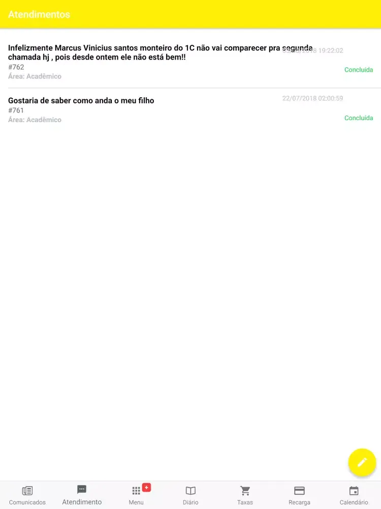 Zrzuty ekranu Creche Escola Colina dos Sonho iPad 